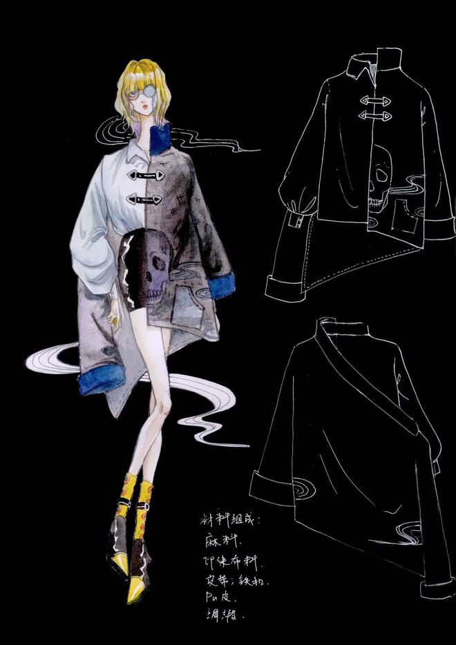 该看！服装设计效果图师生作品成果展 创意与技艺的交织盛宴